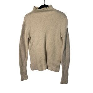 Madewell Biege Long Sleeve Mock Neck Sweater Size Small